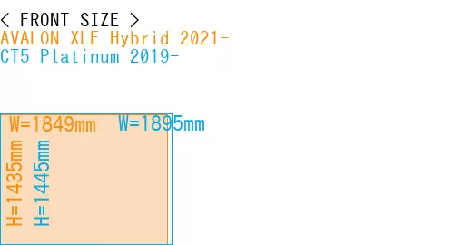 #AVALON XLE Hybrid 2021- + CT5 Platinum 2019-